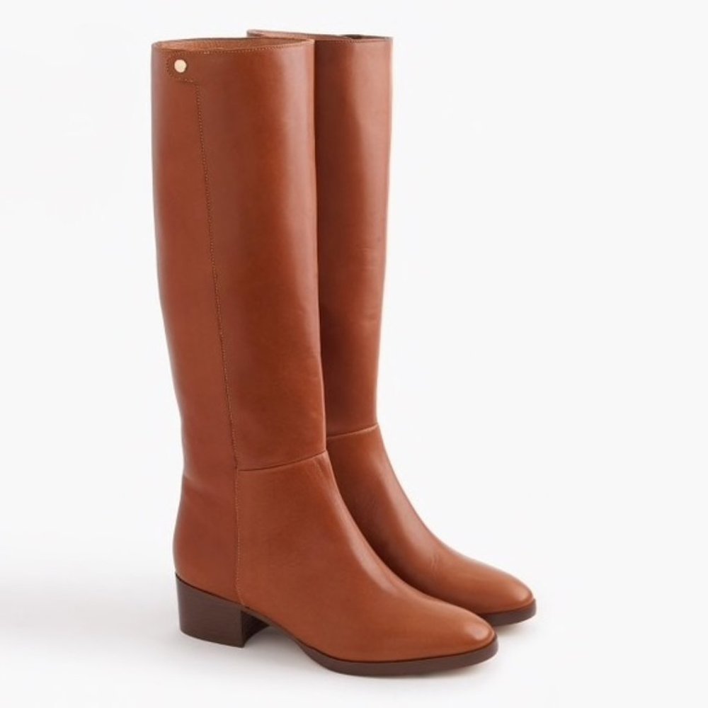 J.Crew Leather Knee High Boots